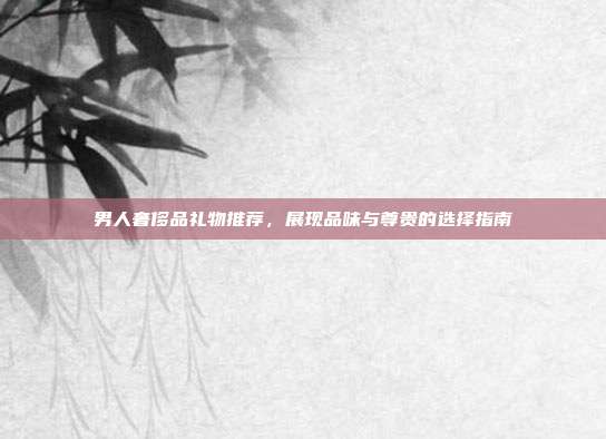 男人奢侈品礼物推荐，展现品味与尊贵的选择指南