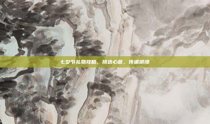 七夕节礼物攻略，挑选心意，传递浪漫
