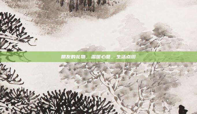 朋友的礼物，温暖心意，生活点缀