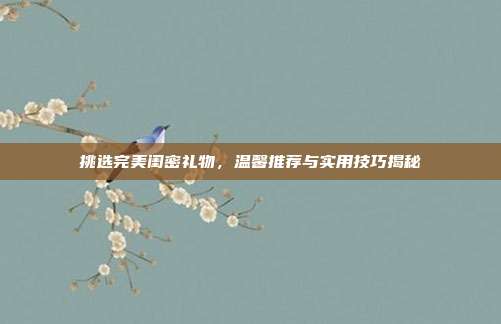 挑选完美闺密礼物，温馨推荐与实用技巧揭秘