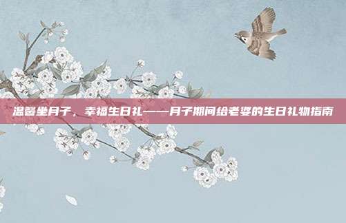 温馨坐月子，幸福生日礼——月子期间给老婆的生日礼物指南